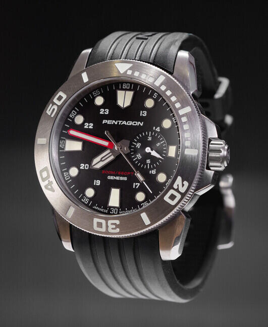 Pentagon Genesis Watch, Silver