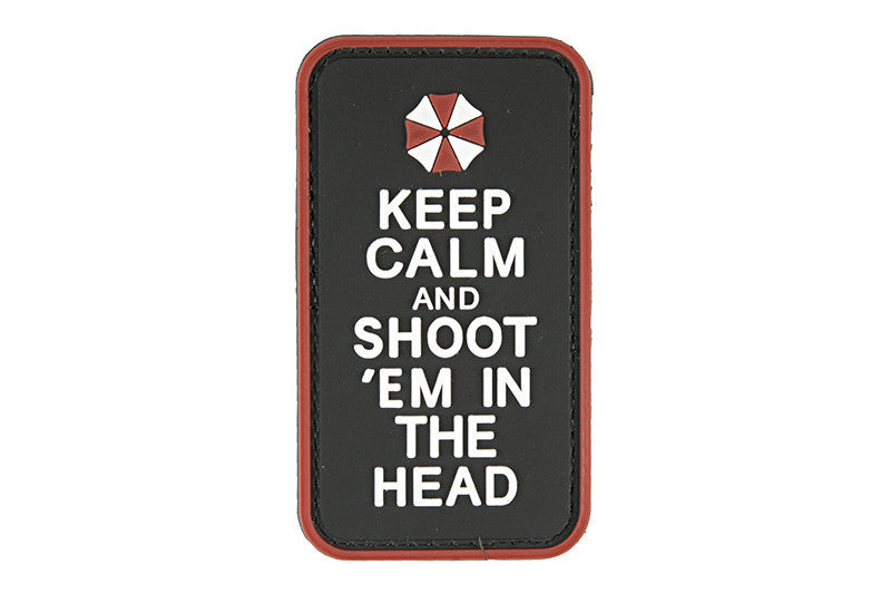 WARAGOD Keep Calm taktischer schwarz 5x9cm