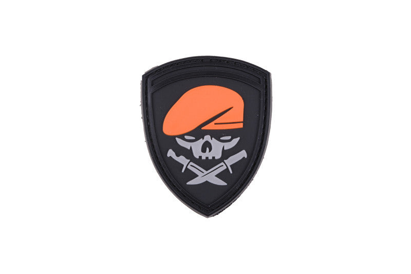 WARAGOD Tactical Patch Skull Knife, 4,5 x 6 cm