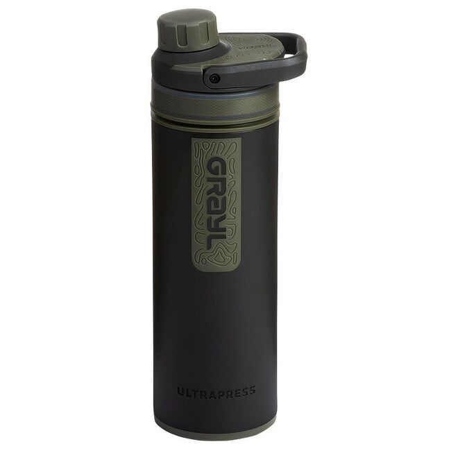 GRAYL UltraPress Filterflasche - Camp Black, schwarz-grün
