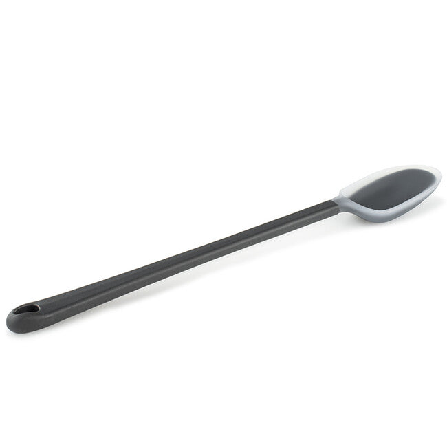 GSI Outdoors Essential Long Spoon langer kunststofflöffel mit silikonrand 251 mm, grau