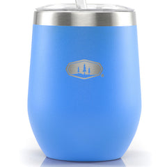 GSI Outdoors Glacier doppelwandiger Partybecher 355 ml, blau aster
