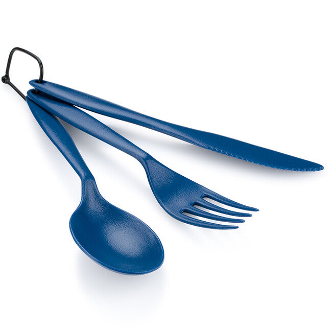 GSI Outdoors Besteckset für eine Person, blau