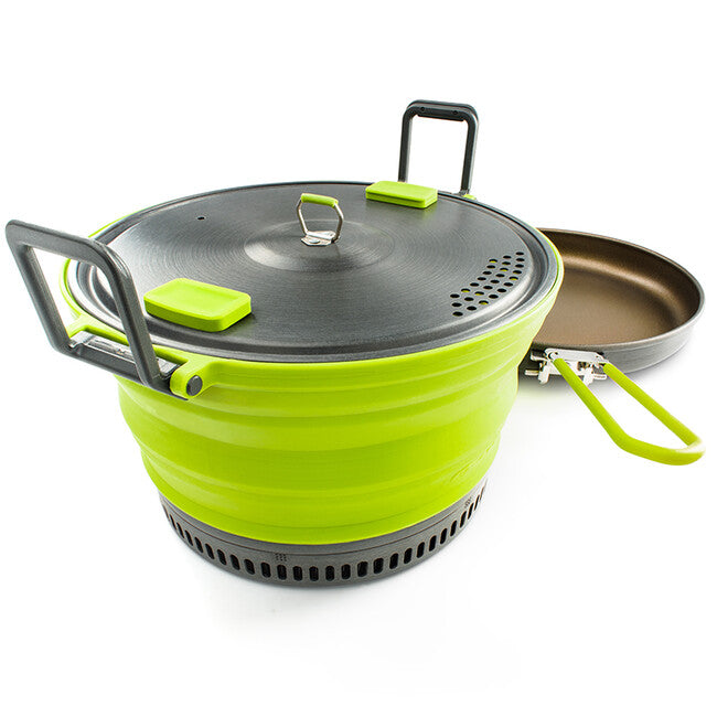 GSI Outdoors Escape HS 3L topf + bratpfanne 3 l, grün