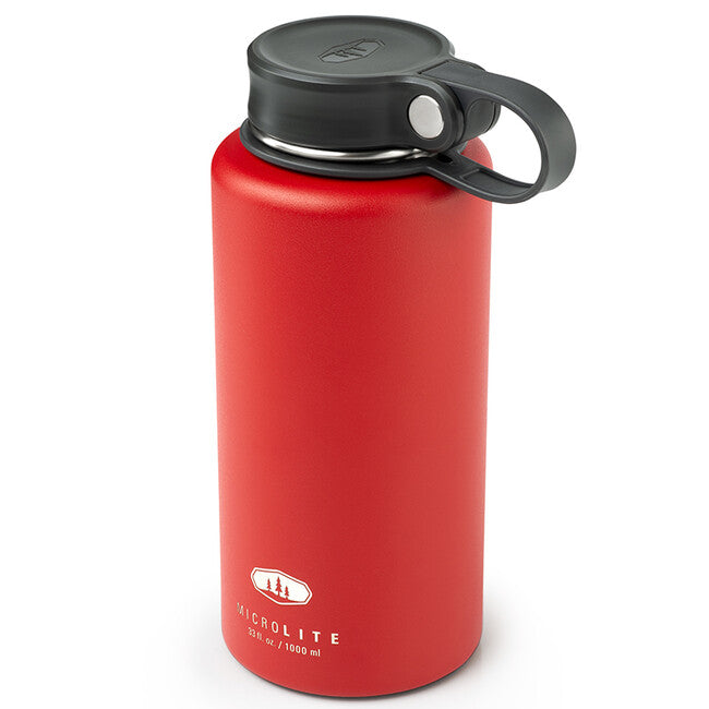 GSI Outdoors Microlite 1000 Twist thermoflasche 1 l, hochrot