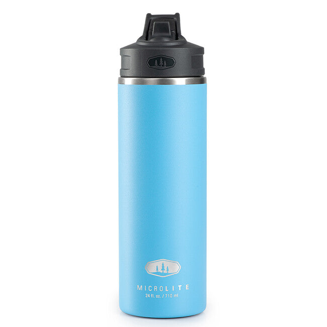GSI Outdoors Microlite thermoflasche strohhalmdeckel 710 ml, sapphire