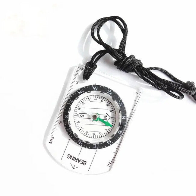 DRAGOWA Tactical Transparent Mini Compass Arrow, Small