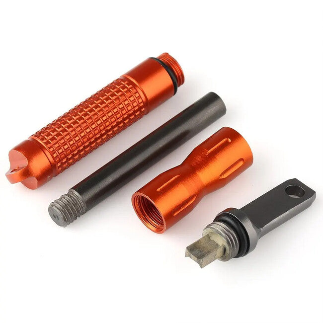 DRAGOWA Tactical Pocket Waterproof Magnesium Firesteel Redflame, Black