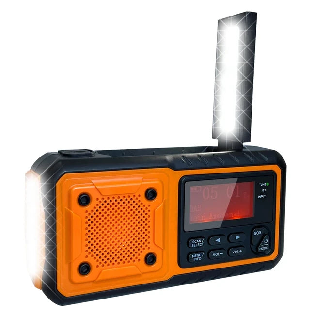 Liber Montis Sonus Multifunktionales DAB/DAB+ FM-Radio mit Bluetooth 5.1 und SOS-Funktion