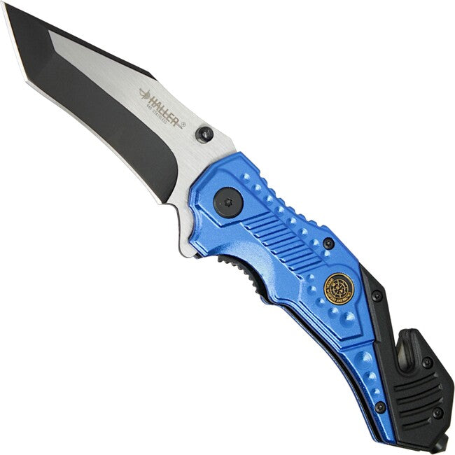 Haller Rescue-Klappmesser, blau