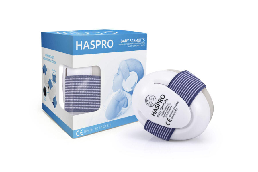 HASPRO Baby-Ohrschützer 0+, blau