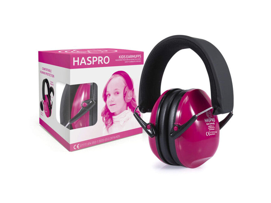 HASPRO Ohrenschützer kinder Gehörschutz 4+ , Rosa