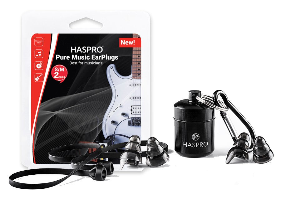HASPRO Pure music stuple do usi, schwarz