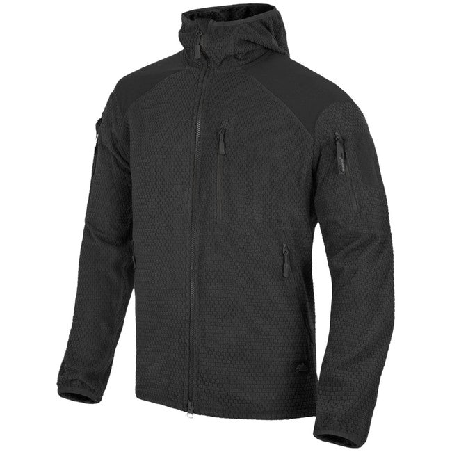 Helikon-Tex Alpha Hoodie Fleece- Jacke, schwarz
