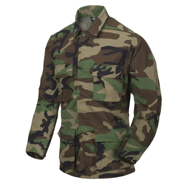 Helikon-Tex BDU Bluse - PolyCotton Ripstop - US Woodland