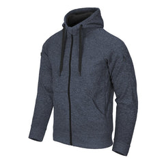 Helikon-Tex Covert Taktische Kapuzenjacke (FullZip) - Melange Blau