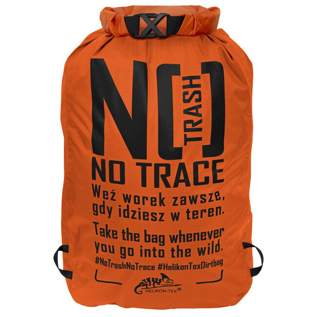 Helikon-Tex Schmutzbeutel für Müll, schwarz/orange