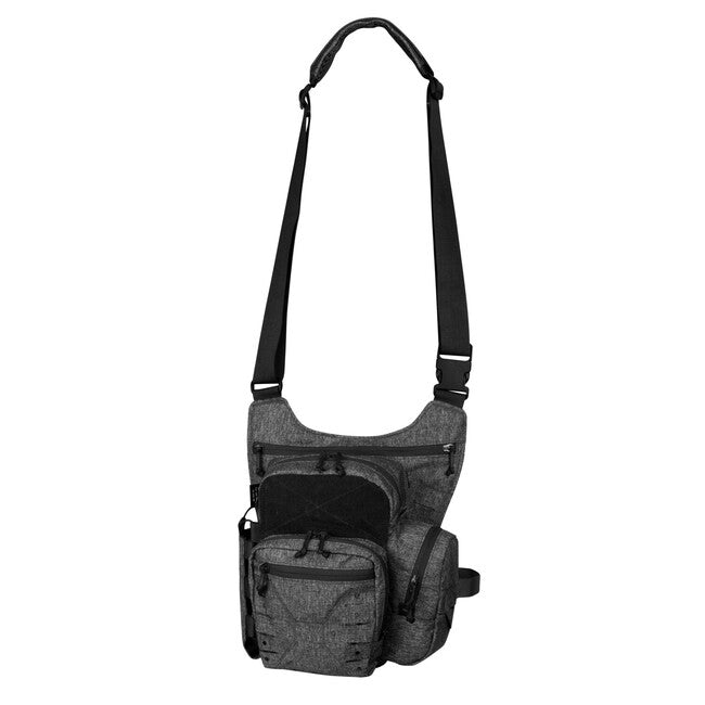 Helikon-Tex EDC Schultertasche - Nylon Polyester Mischung - Melange Schwarz-Grau