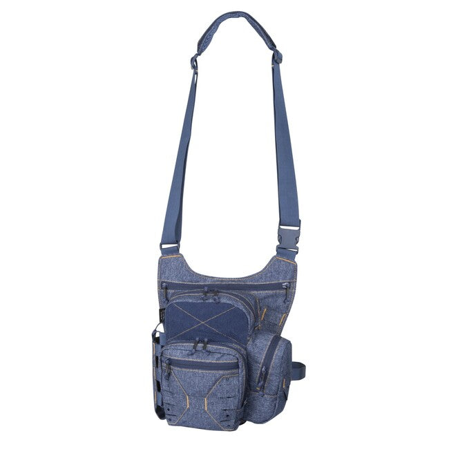 Helikon-Tex EDC Schultertasche - Nylon Polyester Mischung - Melange Blau