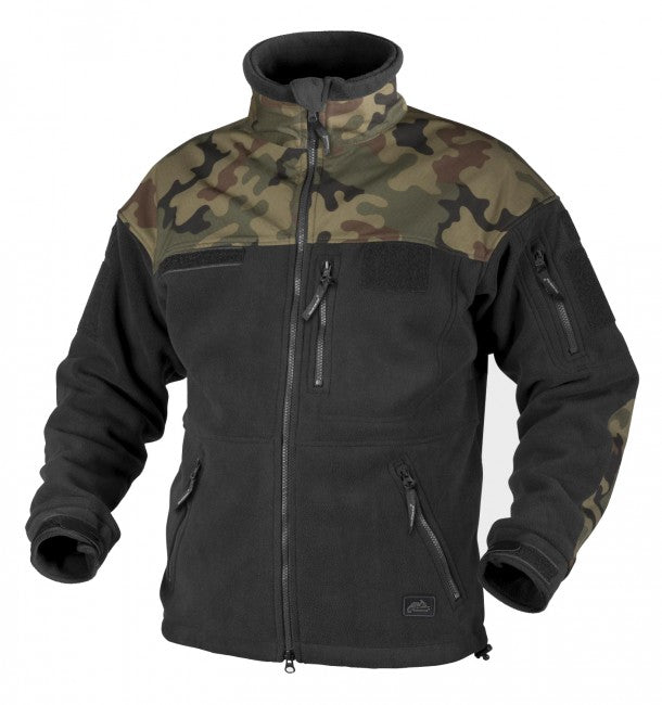Helikon Infantry fleecejacke, schwarz/woodland