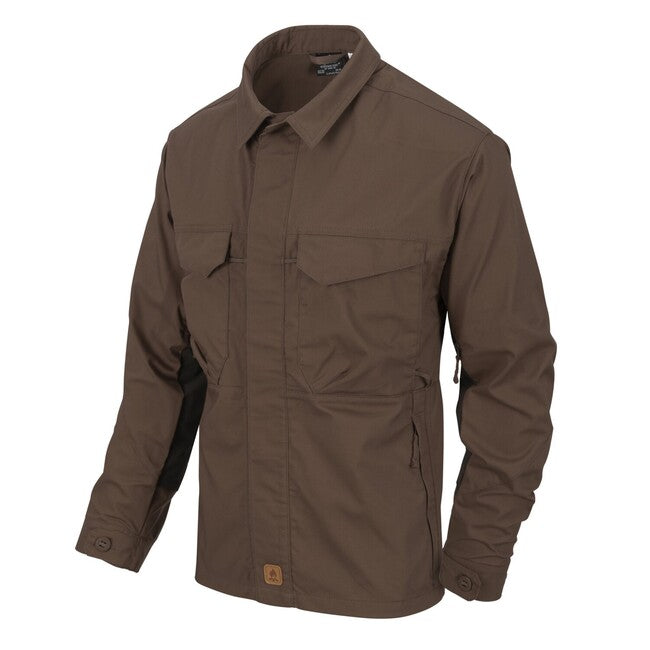 Helikon-Tex WOODSMAN Hemd - erdige braun / schwarz A