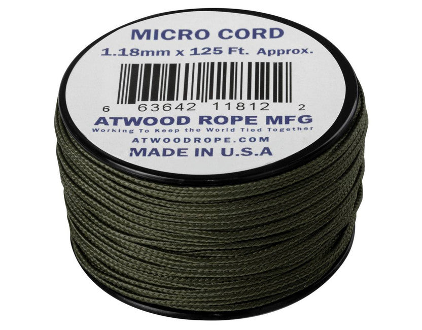 Helikon-Tex Micro Cord 125FT Paracord, 37,5 Meter, olive drab