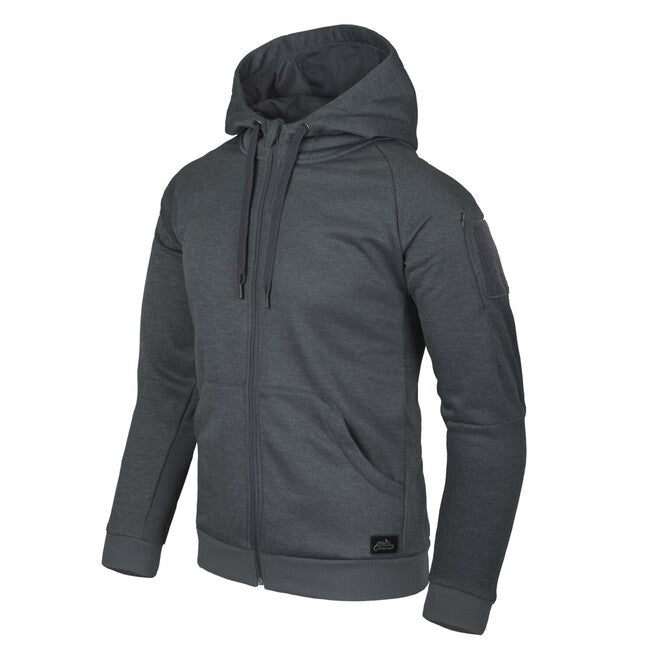 Helikon-Tex URBAN TACTICAL hoodie (FullZip) - Melange Schwarz-Grau