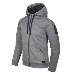 Helikon-Tex URBAN TACTICAL hoodie hoodie (FullZip) - Melange Grey