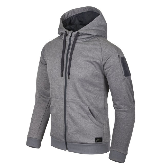 Helikon-Tex URBAN TACTICAL hoodie hoodie (FullZip) - Melange Grey