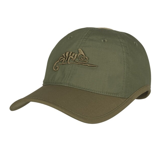 Helikon-Tex Kappe mit Logo - PolyCotton Ripstop - Olive Green / Adaptive Green