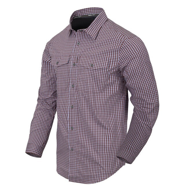 Helikon-Tex Scarlet Flame Checkered taktisches Hemd für verdecktes Tragen