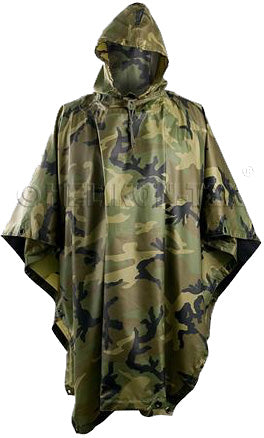 Helikon U.S. Rip-Stop Poncho US woodland