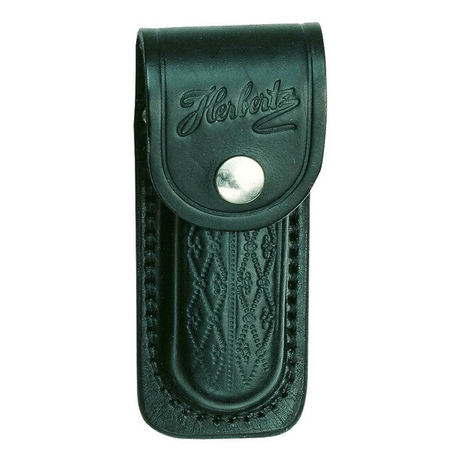 Herbertz Lederetui 13 cm schwarz