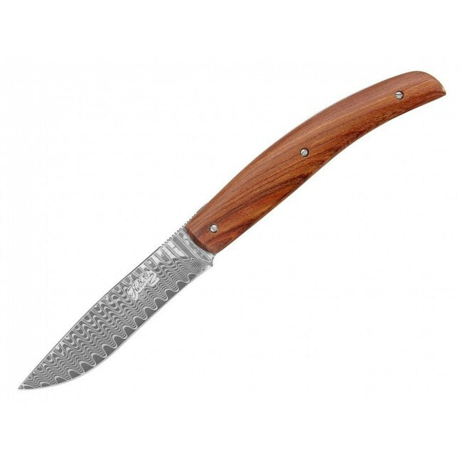 Herbertz Damast Sandel taschenmesser 8,5cm braun