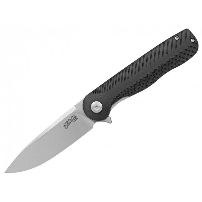 Herbertz G10 D2 taschenmesser 9cm, schwarz
