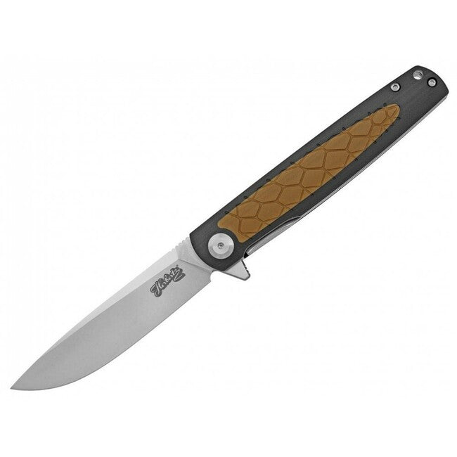 Herbertz G10 D2 taschenmesser 9cm schwarz/braun