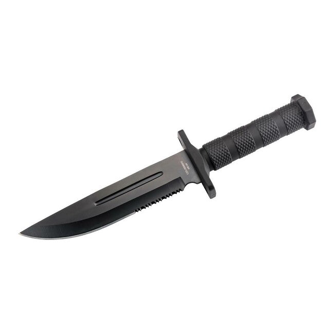 Herbertz Outdoor-Messer 18,2cm , schwarz, ABS