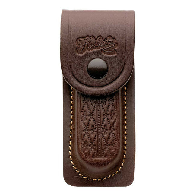 Herbertz Lederetui 14,5 cm braun