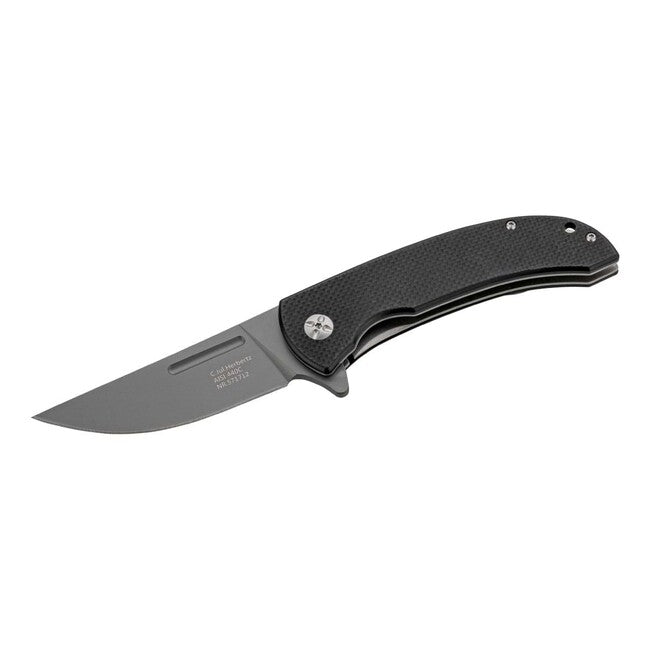 Herbertz Einhandtaschenmesser 8,7cm, G10, schwarz
