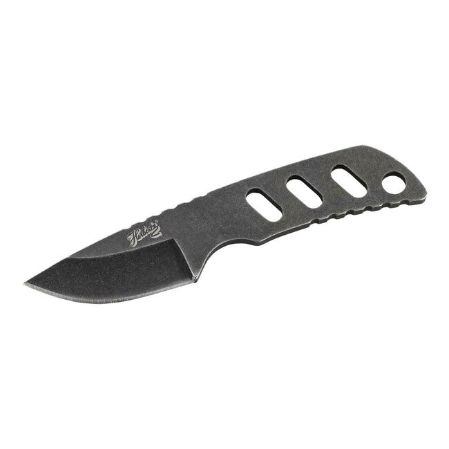 Herbertz kleines Halsmesser 3,5cm, rostfreier Stahl, stonewash