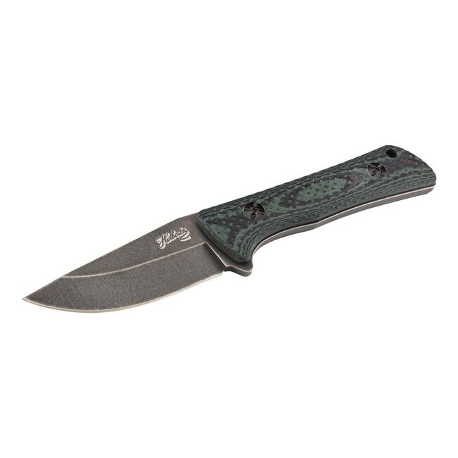 Herbertz Gürtelmesser 8,5cm G10 grün-grau