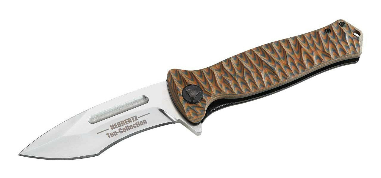 Herbertz Top-Collection taschenmesser 9 cm, orange, G10