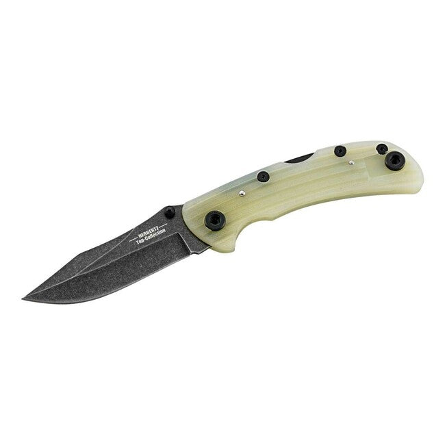 Herbertz TOP-Collection taschenmesser 9 cm, transparent, G10, Nylonscheide