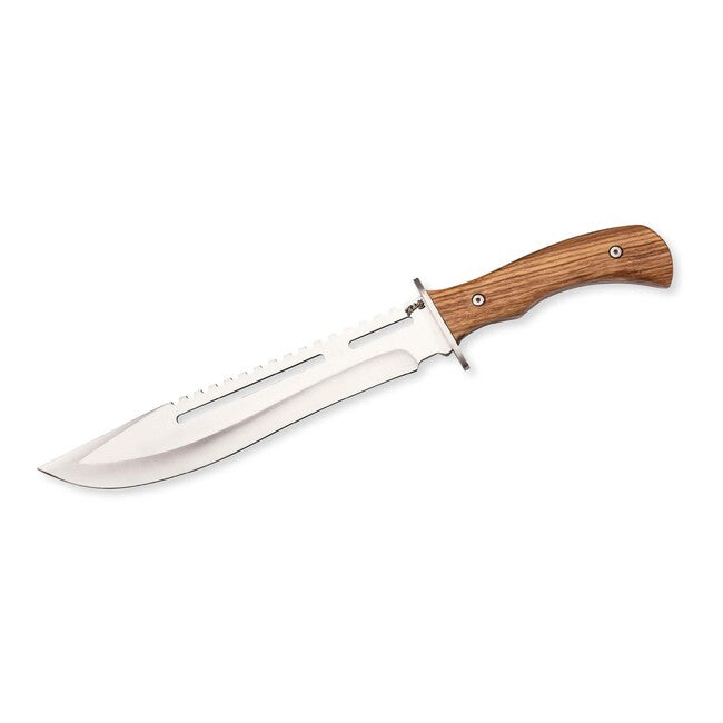 Herbertz großes Gürtelmesser, 26cm, Zebrano-Holz