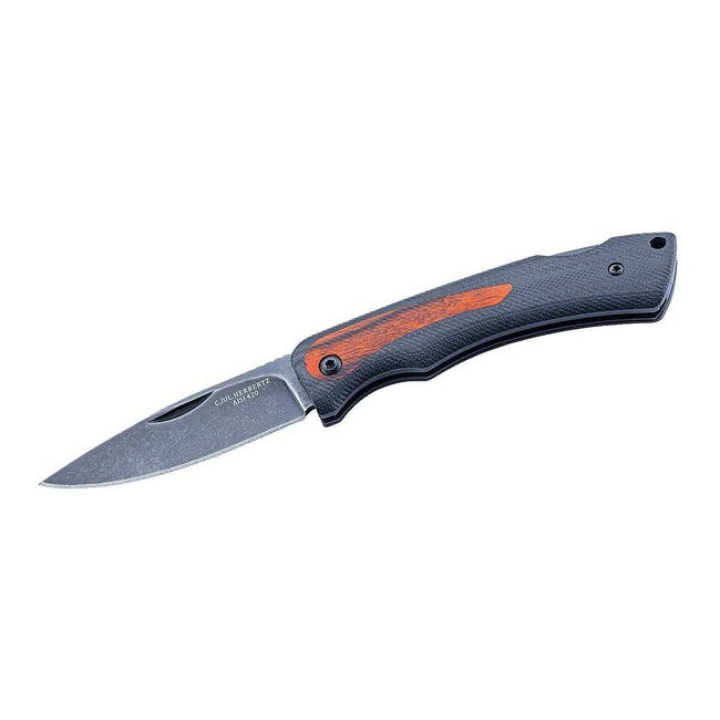 Herbertz Gentleman's taschenmesser 7,5cm G10 Pakkaholz, schwarz