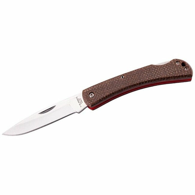 Herbertz taschenmesser 7,6cm, micarta braun