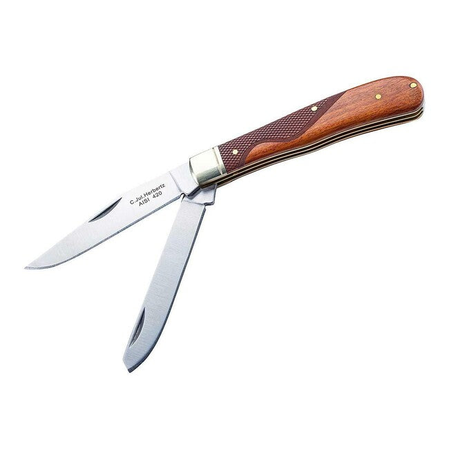 Herbertz taschenmesser 8 cm, palisanderholz, 2 klingen