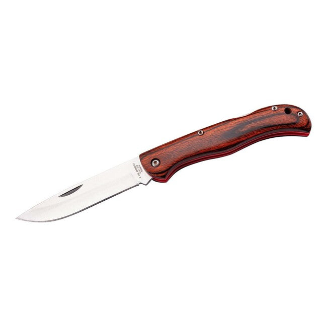 Herbertz taschenmesser 8,4cm, braunes Holz Pakka