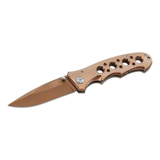 Herbertz taschenmesser 8,8 cm, bronze, aluminium