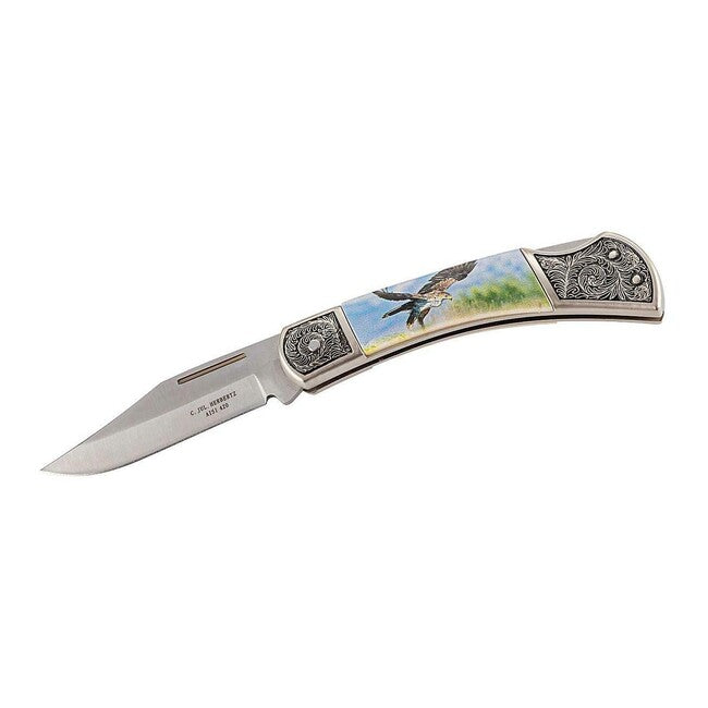 Herbertz Eagle taschenmesser 8cm, zinkdruckguss und kunststoff